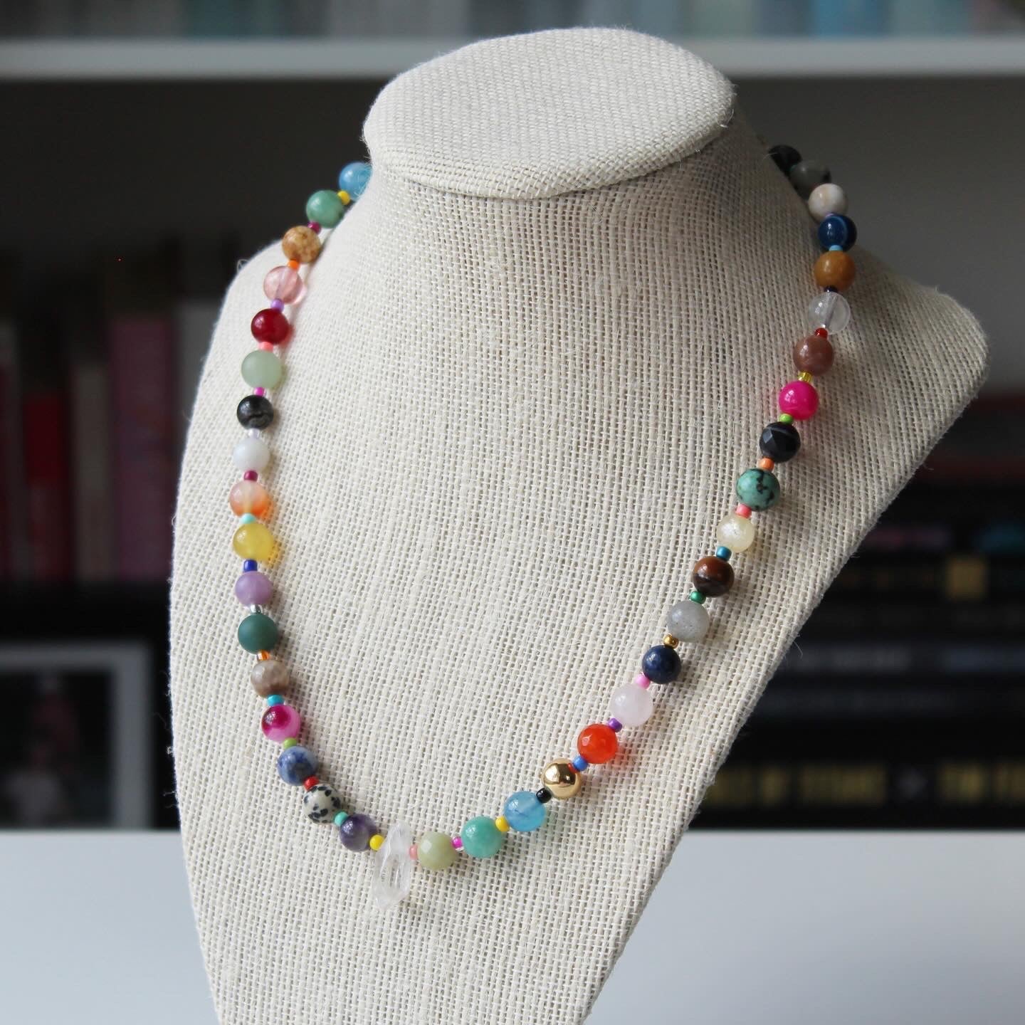 Happy Vibes Gemstone Necklace