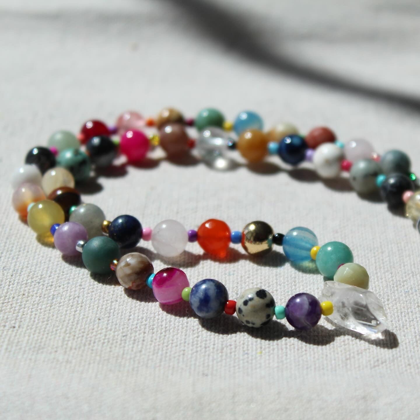 Happy Vibes Gemstone Necklace