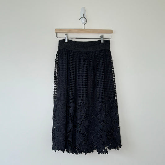 Black Lace Skirt (M)