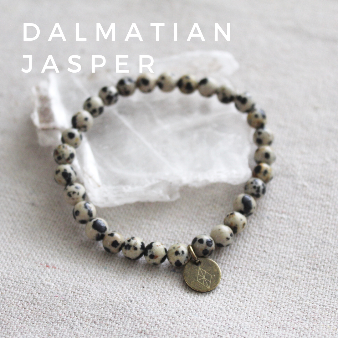 Dalmatian Jasper Stacking Bracelet