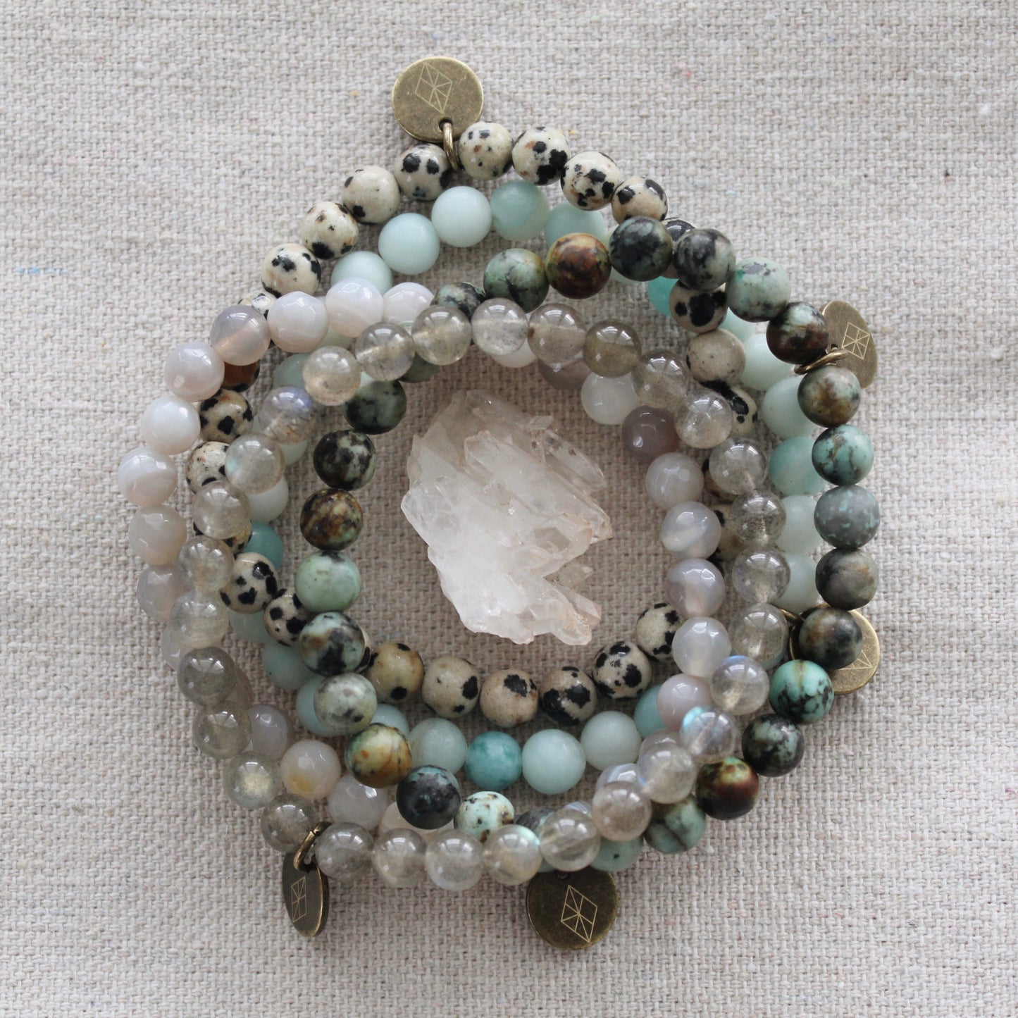 Moonstone Stacking Bracelet