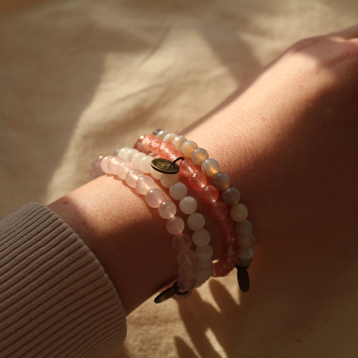 Moonstone Stacking Bracelet