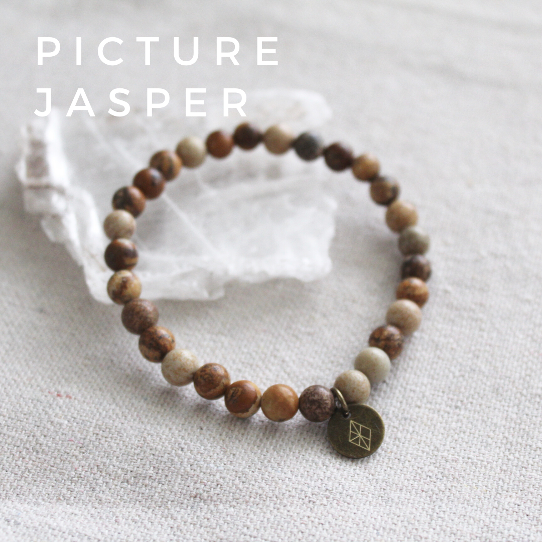 Picture Jasper Stacking Bracelet