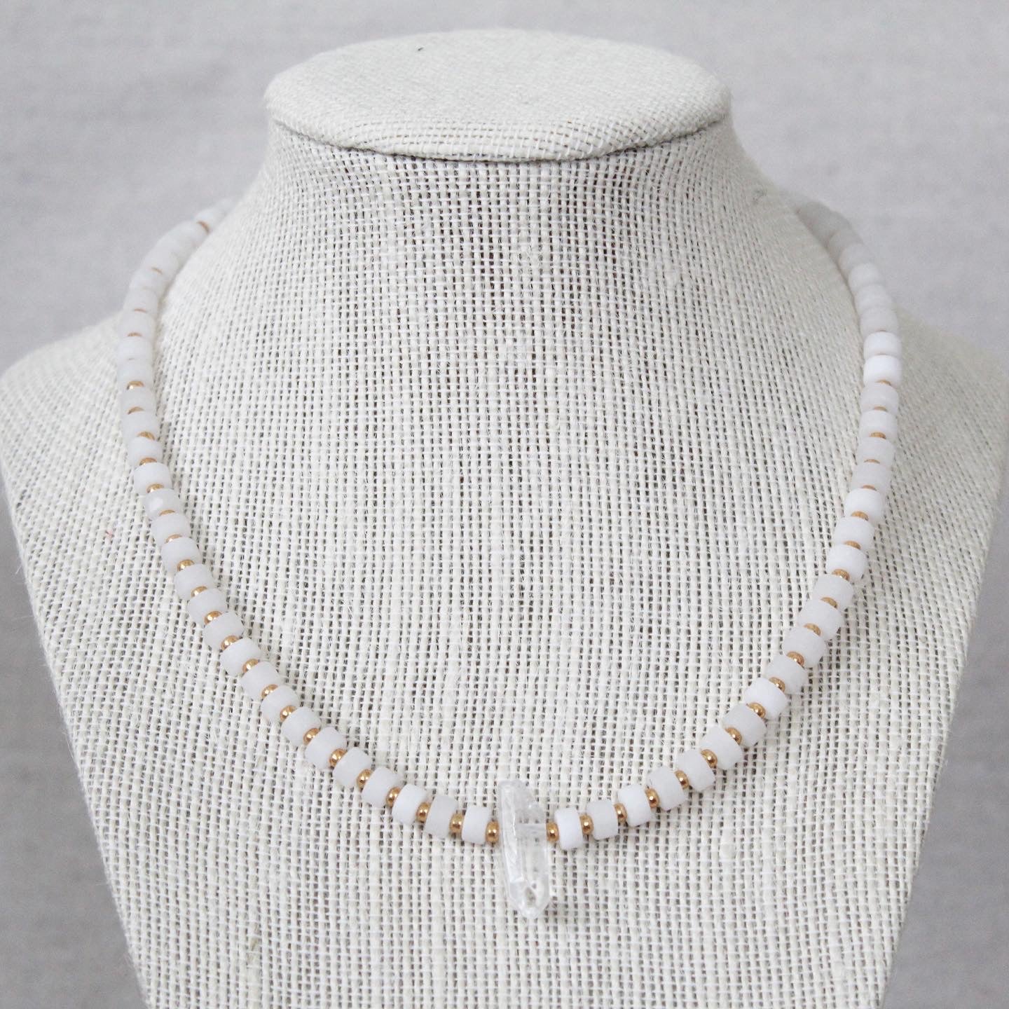 Quartz Crystal Choker (Gold)