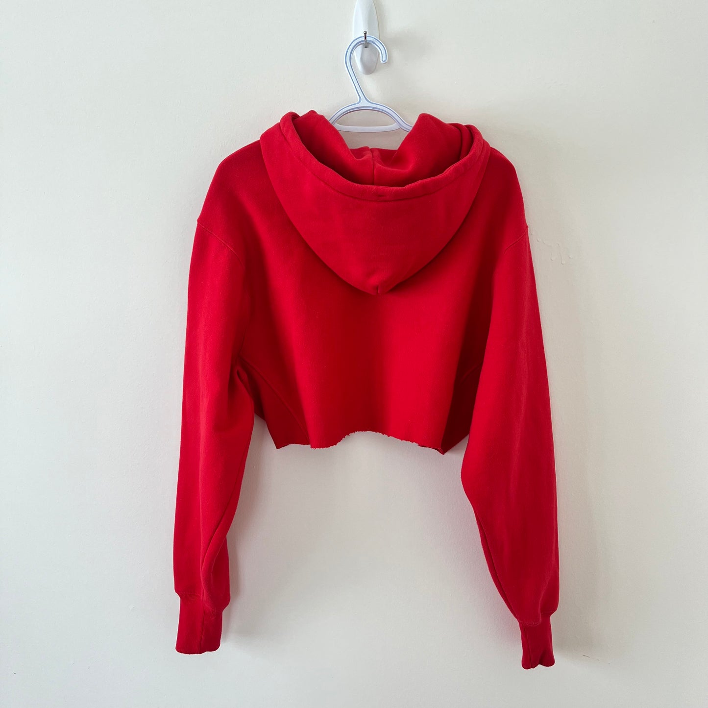 Cropped Red Champion Hoodie (S)