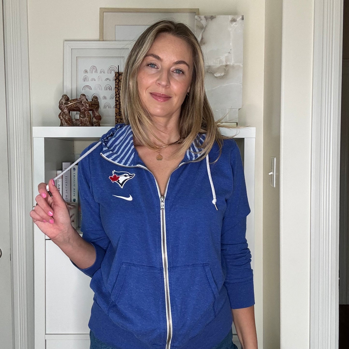 Nike Blue Jays Zip-up Hoodie (M/L)