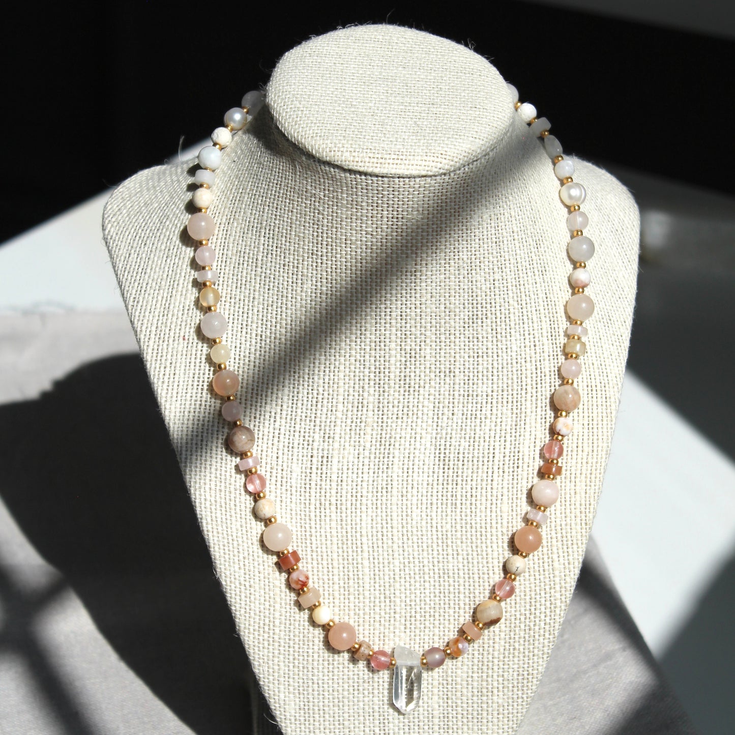Desert Rose Gemstone Necklace