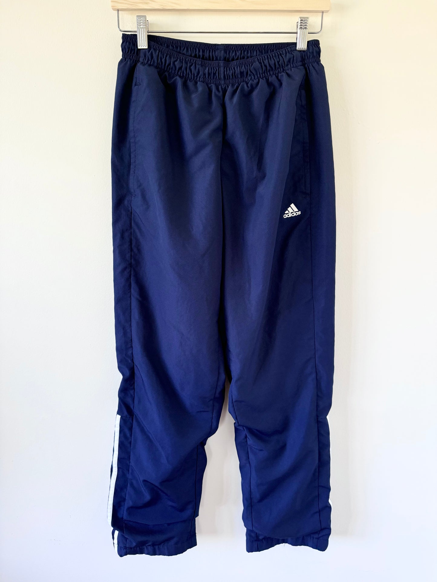 Adidas Vintage 90's 3-Stripes Windbreaker Track Pants (S)