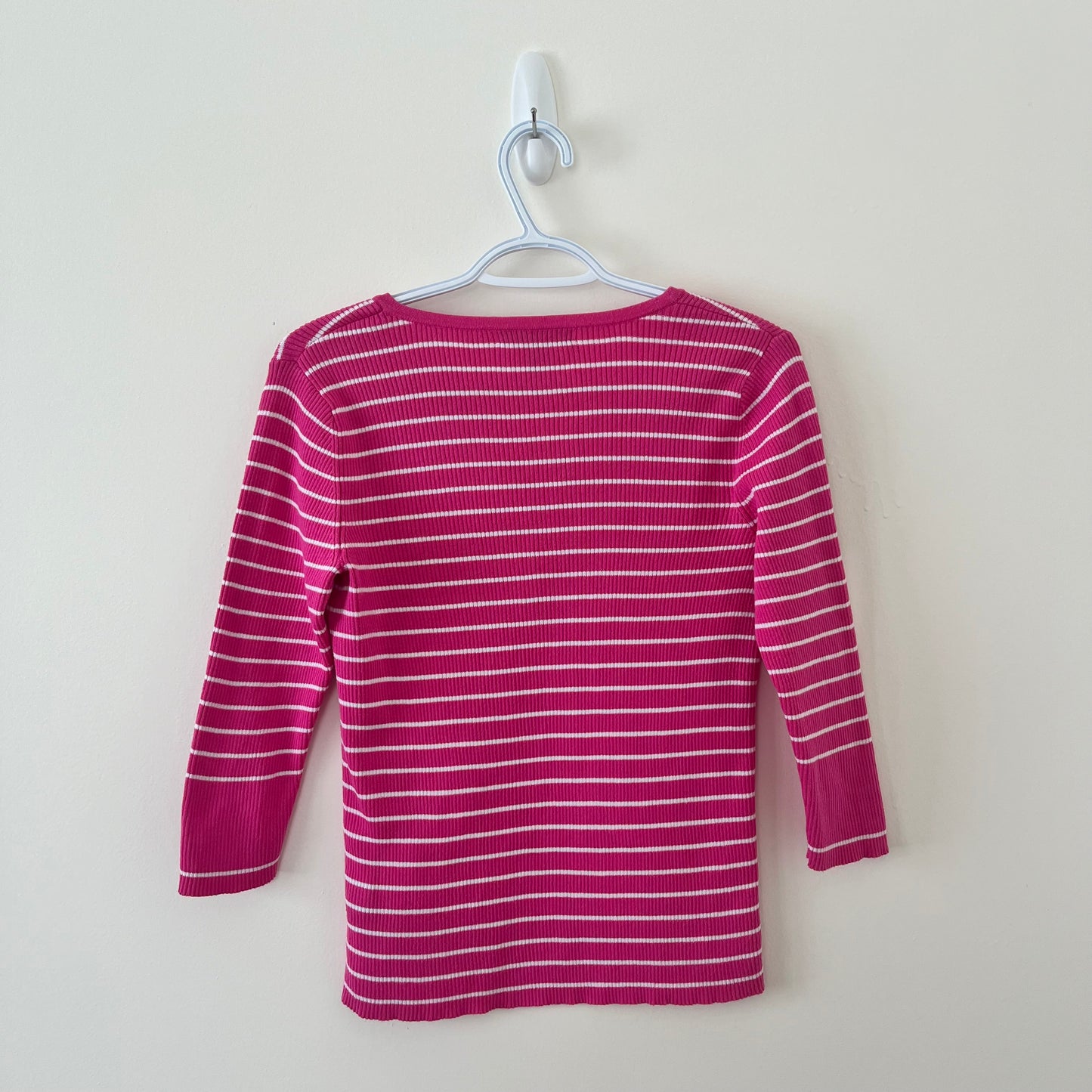 Ralph Lauren Pink Stripe Knit (S)