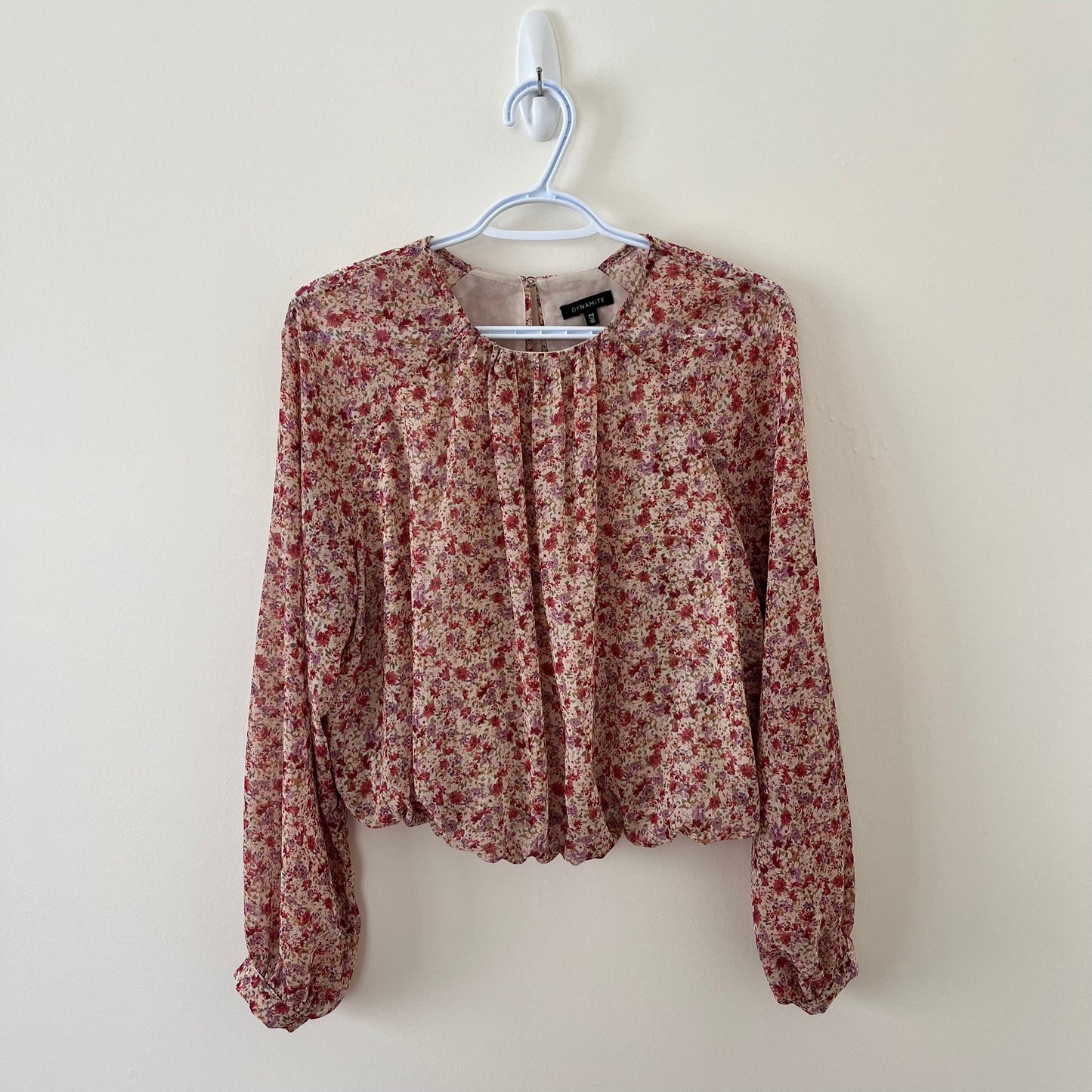 Muted Multi Floral Blouse (S)