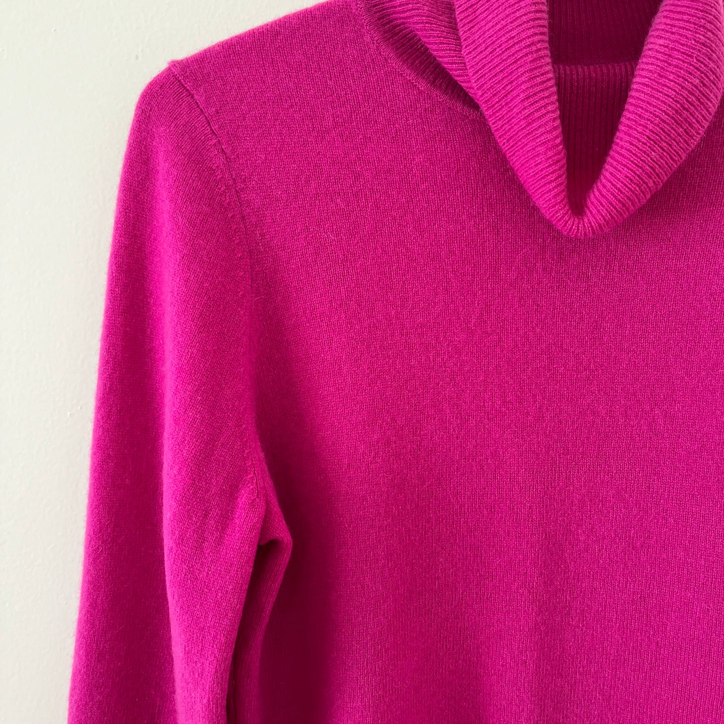 Fuschia Cashmere Sweater (S-M Petite)
