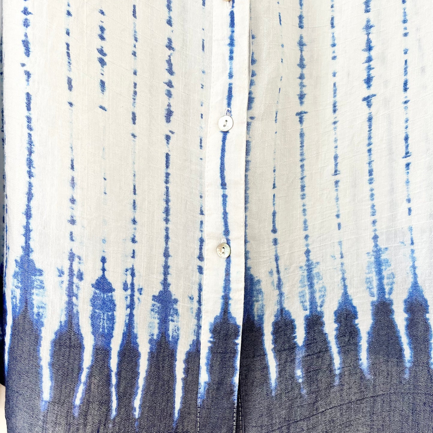 Shibori Tie-Dye Blouse (L)