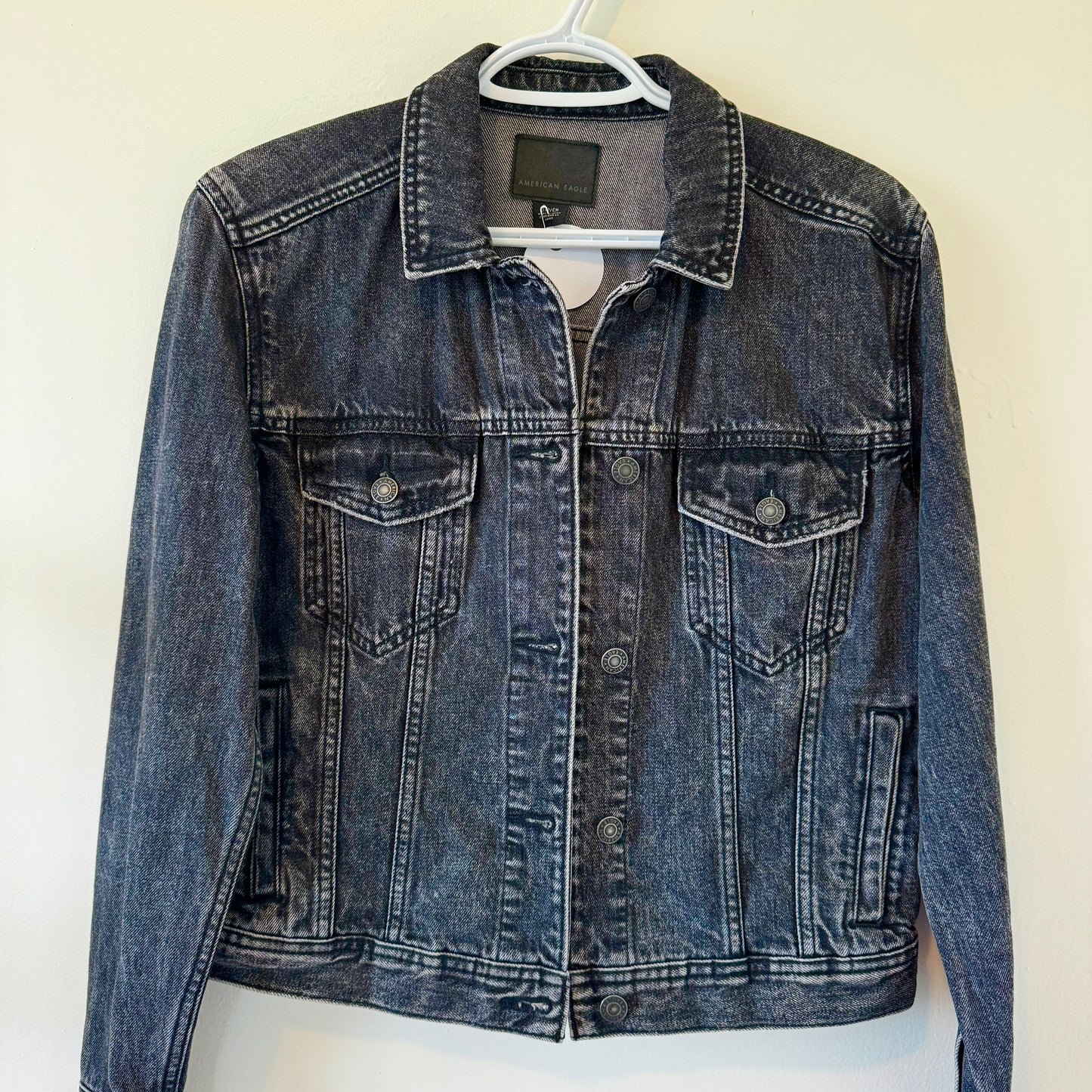 American Eagle Weathered Black Jacket (S)