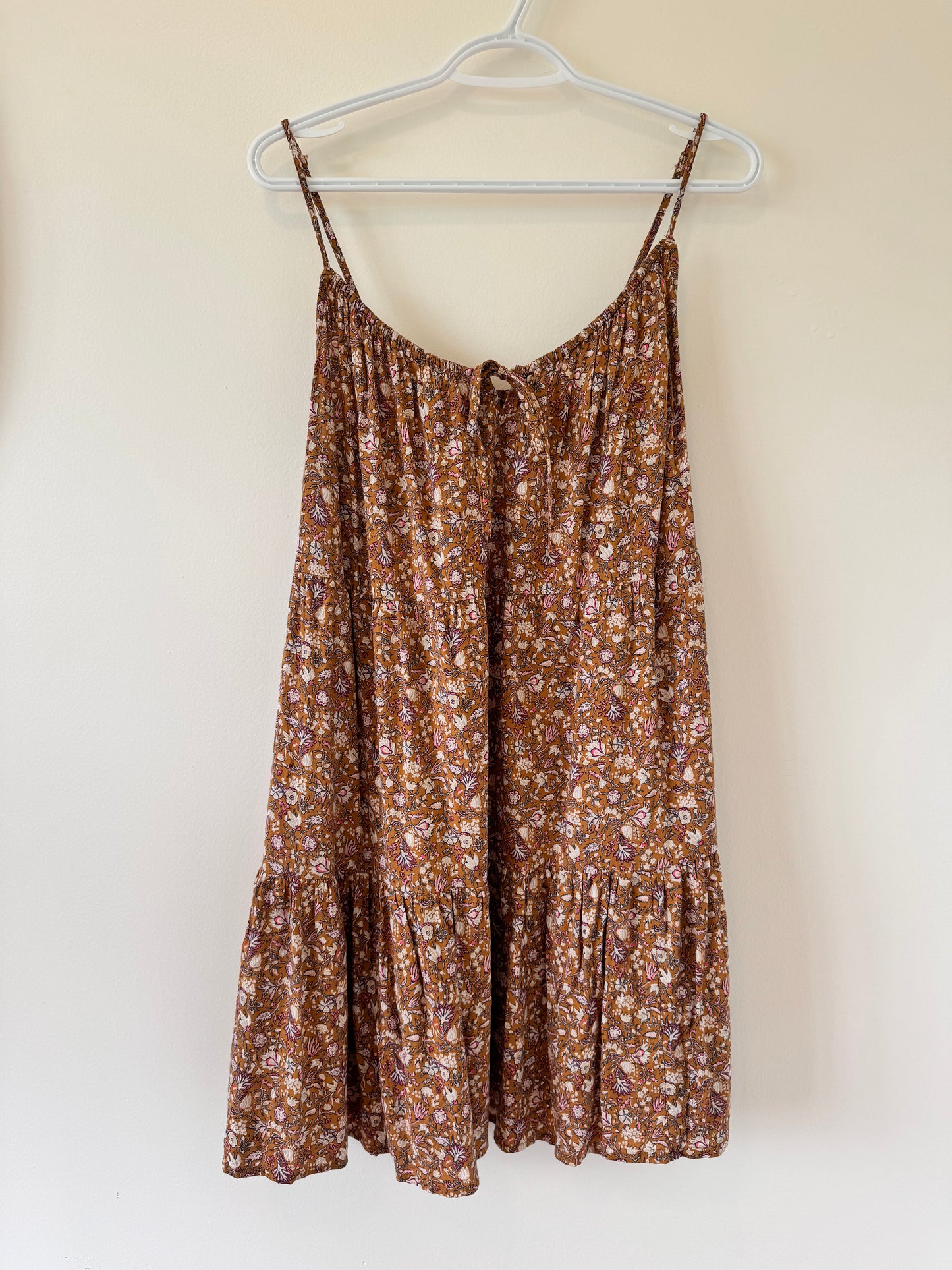 Old Navy Tiered Floral-Print Cami Dress (L)