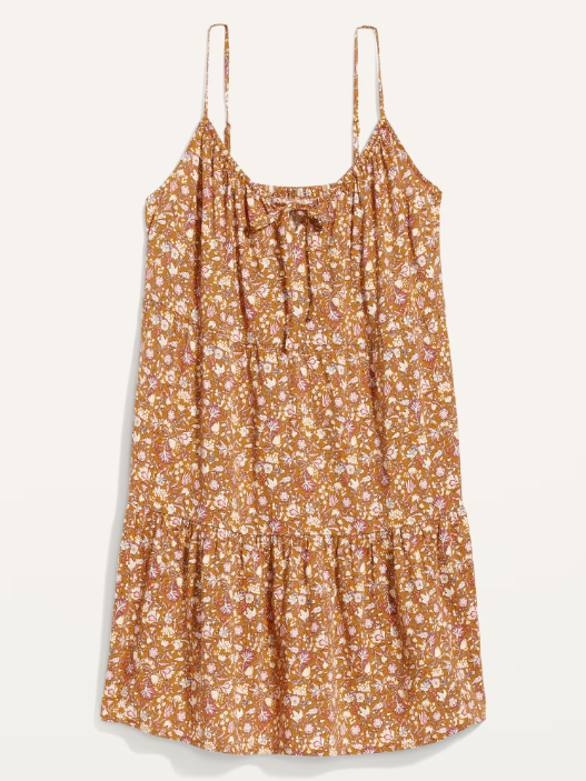 Old Navy Tiered Floral-Print Cami Dress (L)